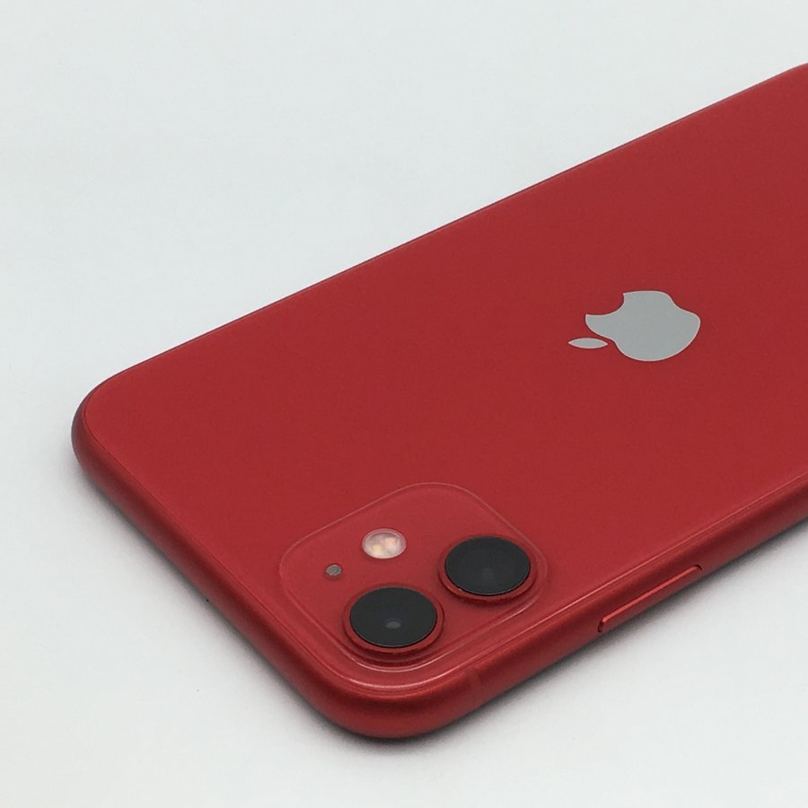 苹果【iphone 11】全网通 红色 64g 国行 7成新 真机实拍