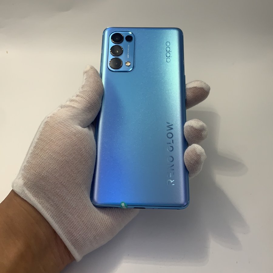 opporeno5pro5g全网通极光蓝12g256g国行95新