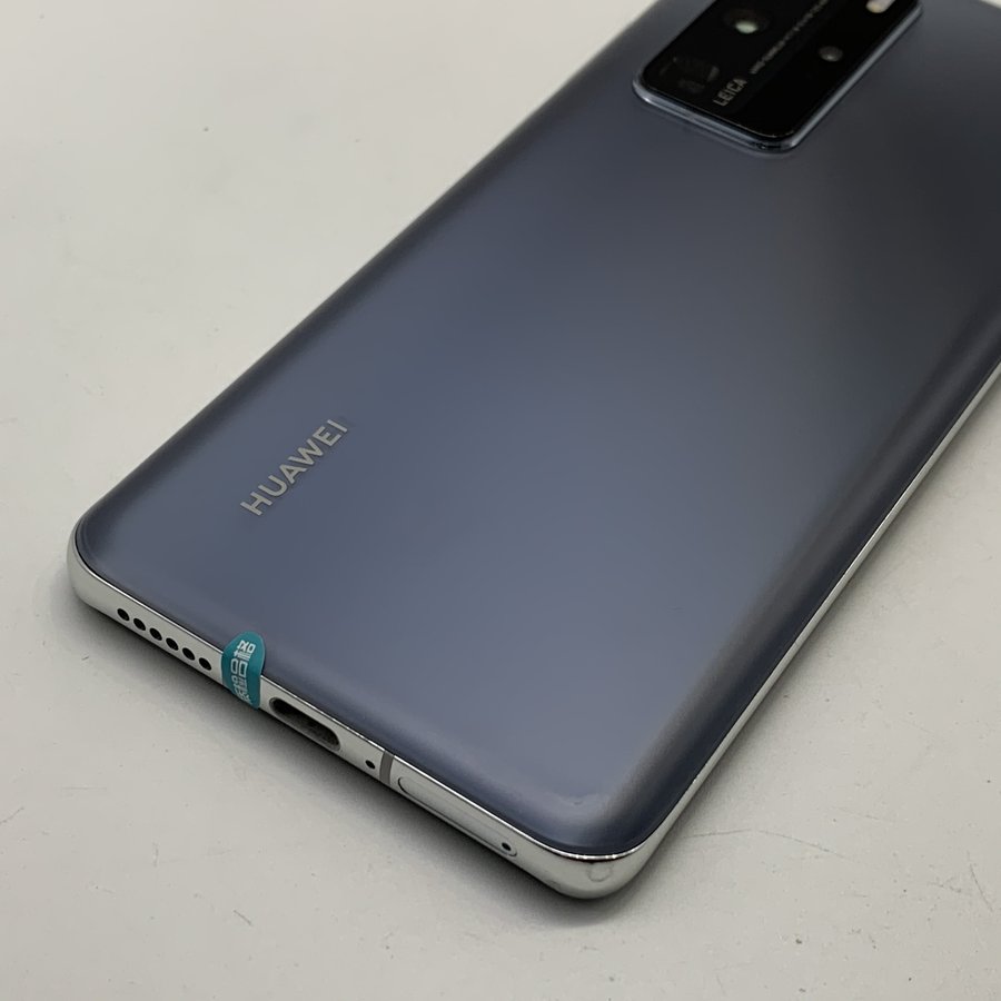 华为p40pro5g全网通冰霜银8g128g国行8成新