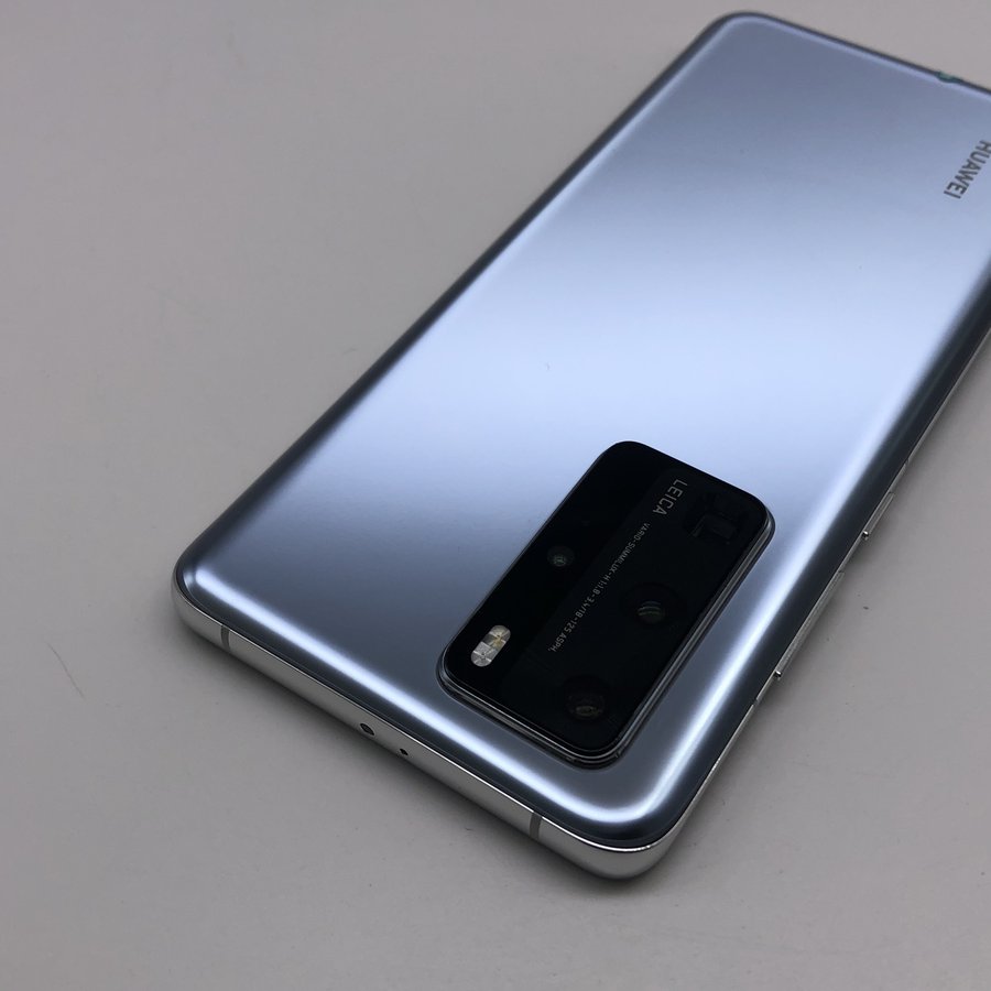 华为p40pro5g全网通冰霜银8g256g国行8成新