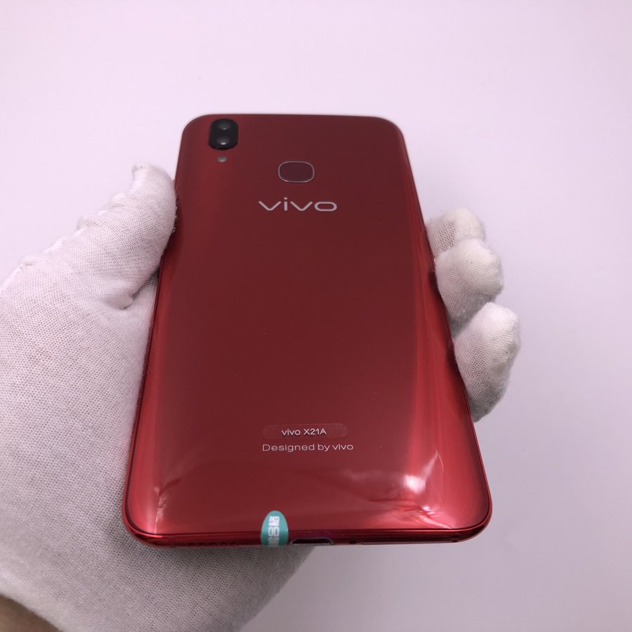 vivo【vivo x21】4g全网通 宝石红 6g/128g 国行 8成新