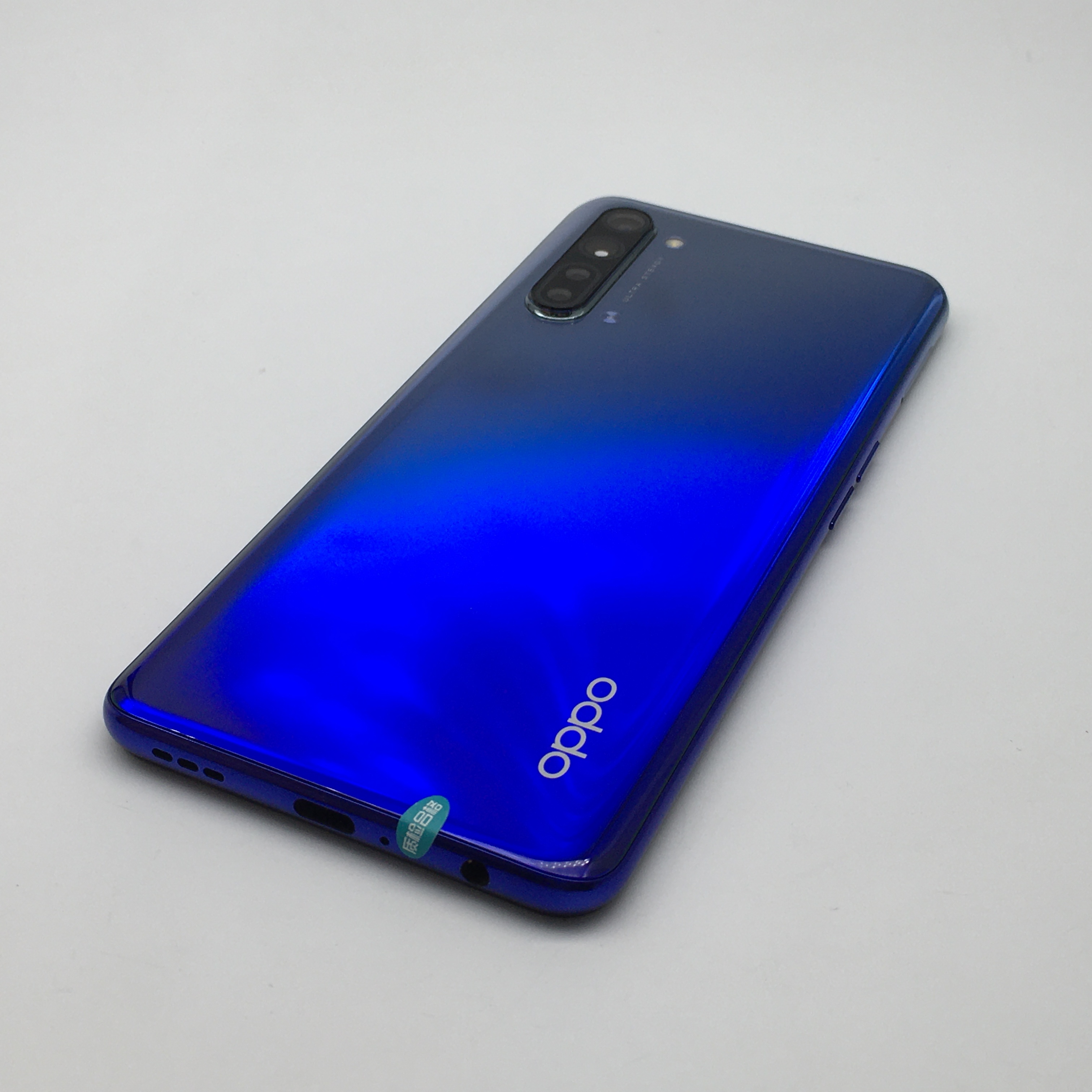 官方质检95成新 蓝色星夜 8g/128g 国行 5g全网通 oppo reno3