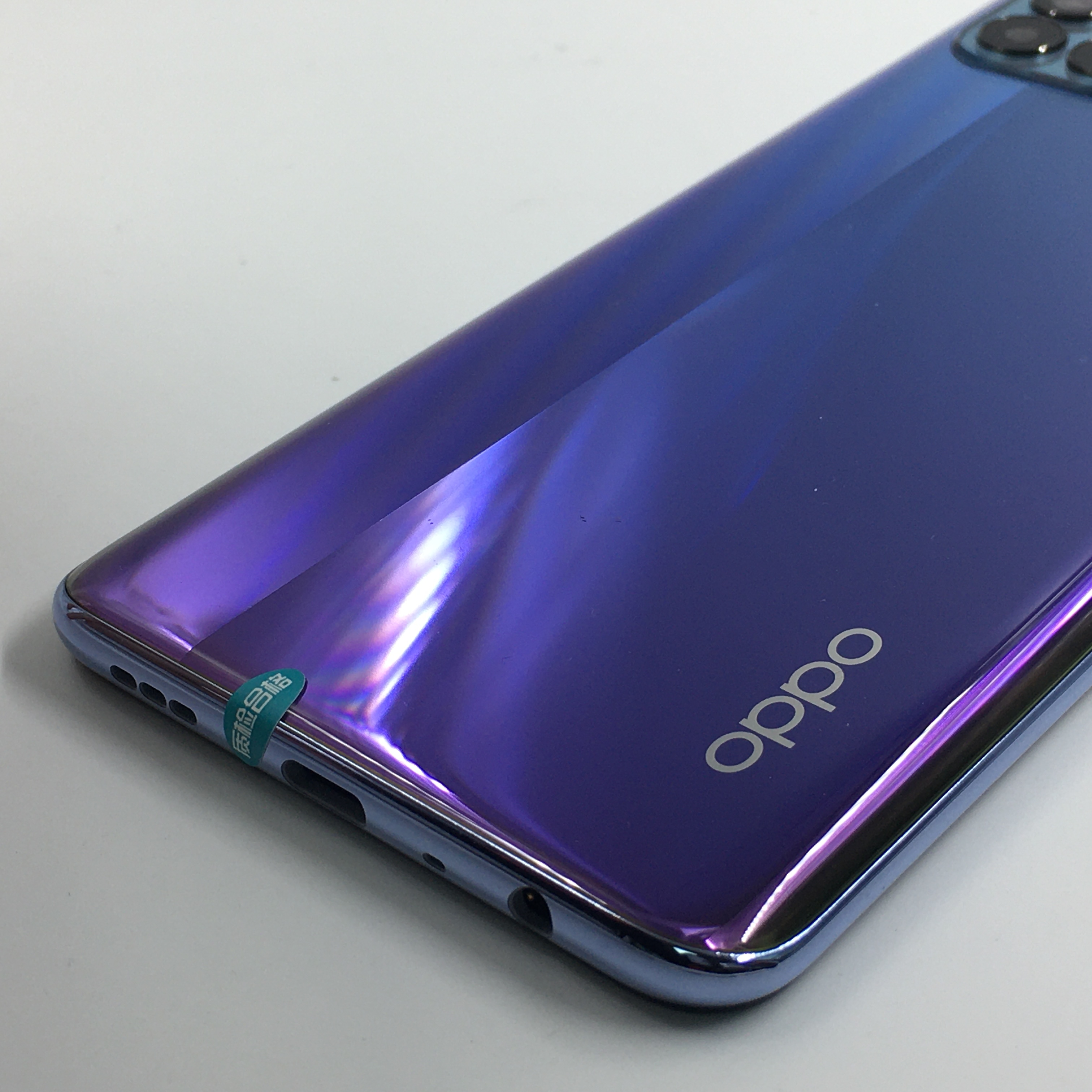 官方质检95成新 5g全网通 8g/128g 国行 超闪蓝 oppo reno4 se 5g