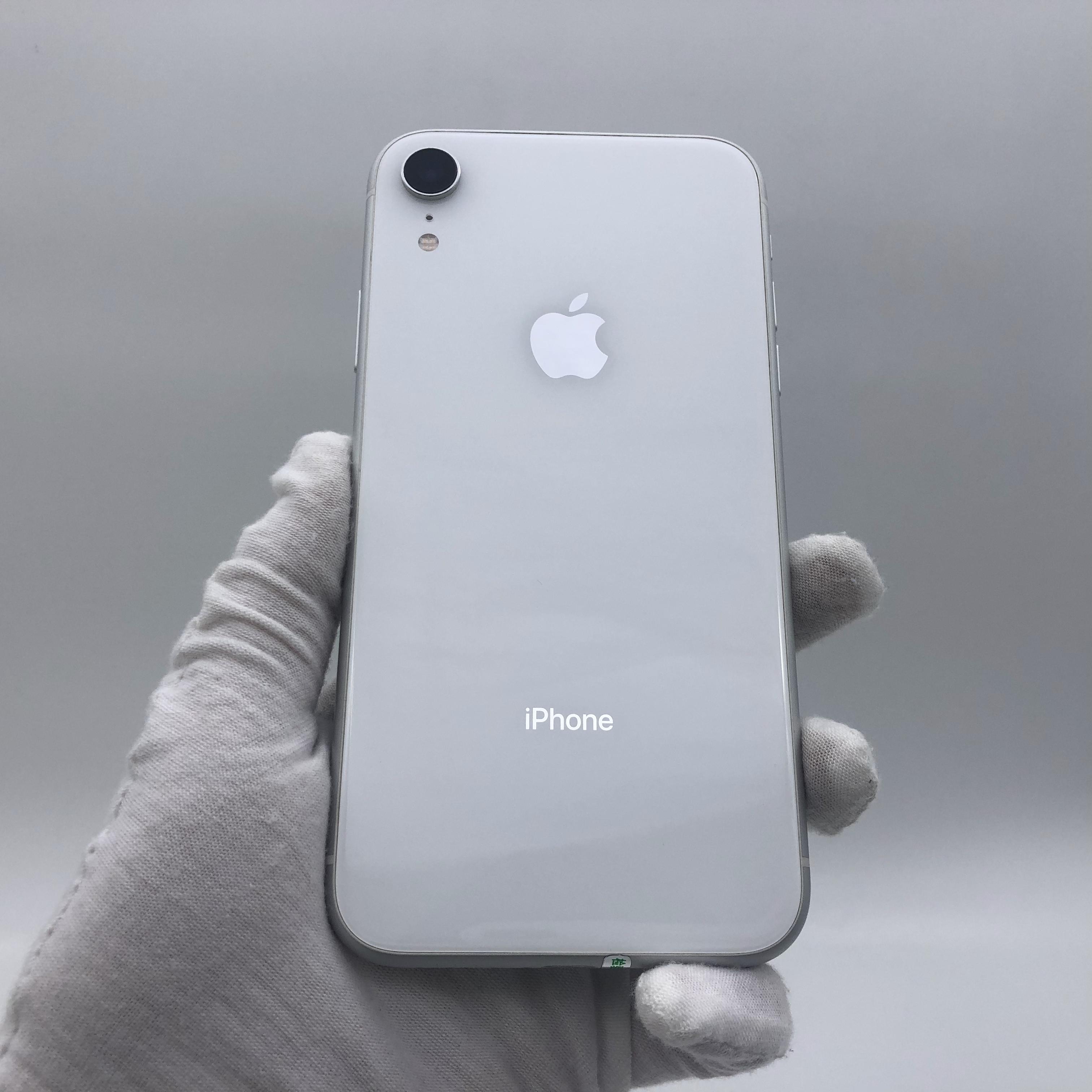 苹果【iphone xr】全网通 白色 128g 国行 8成新 真机