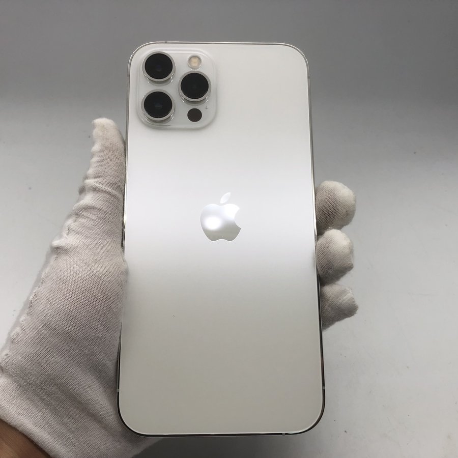 苹果iphone12promax5g全网通银色128g国行99新