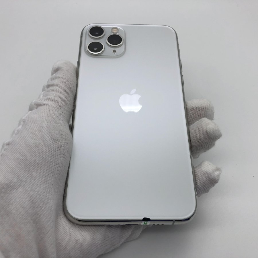 苹果【iphone 11 pro】4g全网通 银色 256g 国行 95新 真机实拍
