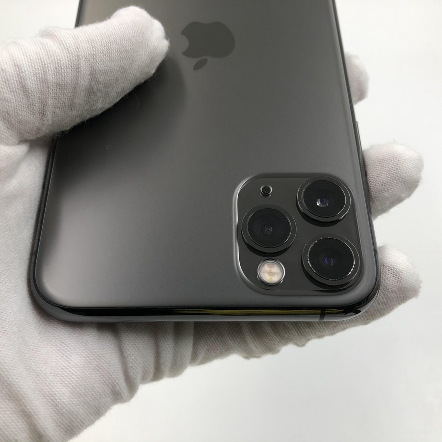 苹果【iphone 11 pro max】4g全网通 深空灰 64g 国行 95新 真机实拍