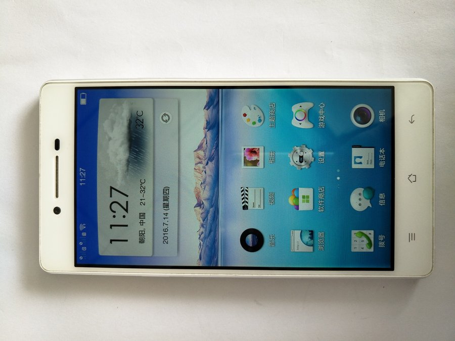 oppo【r8207】移动 4g/3g/2g 白色 16 g 国行 85成新