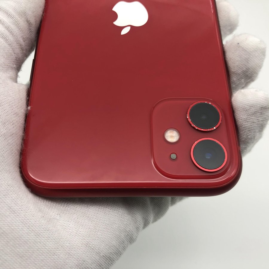 苹果【iphone 11】全网通 红色 128g 国行 9成新 真机实拍