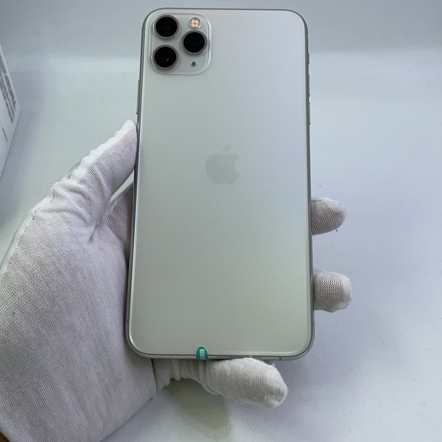 苹果【iphone 11 pro max】4g全网通 银色 256g 国行 8成新