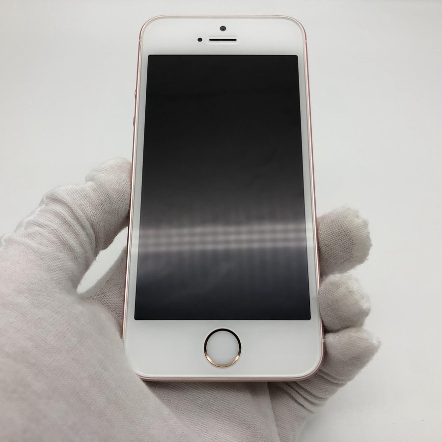 苹果【iphone se】4g全网通 玫瑰金 32g 国行 99新 真机实拍