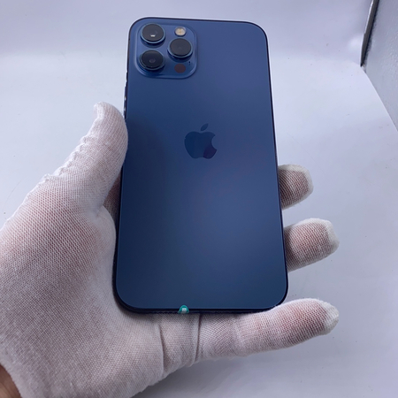 苹果【iphone 12 pro max】5g全网通 海蓝色 128g 国行 9成新