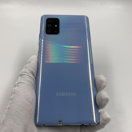 三星【galaxy a71 5g】5g全网通 切割蓝 8g/128g 国行 8成新 真机实拍