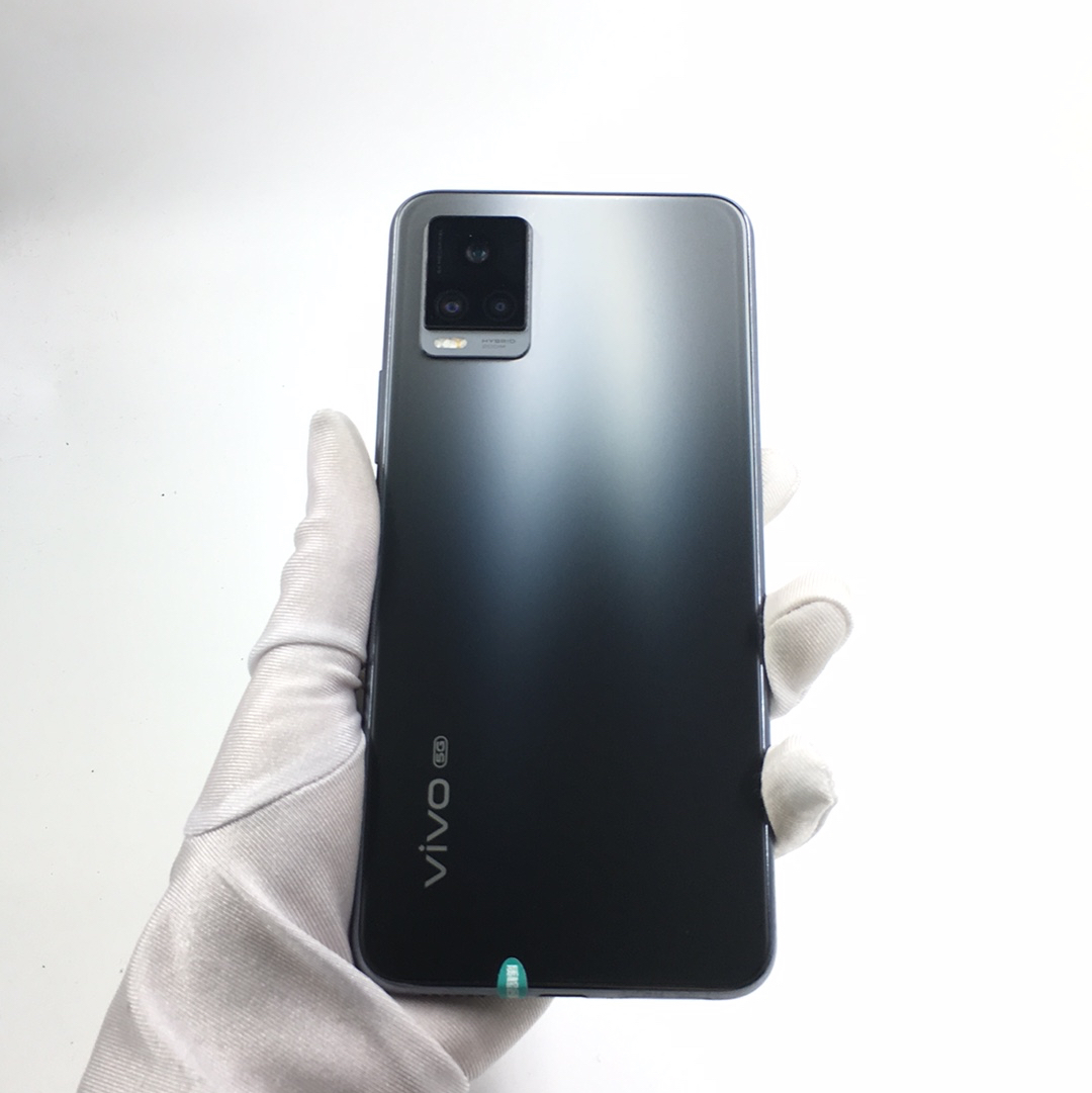 官方质检95成新 5g全网通 爵士黑 8g/128g 国行 vivo s7 5g