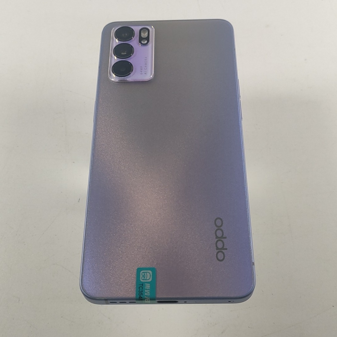 oppo【OPPO Reno6】5G全网通 星黛紫 12G/256G 国行 8成新 