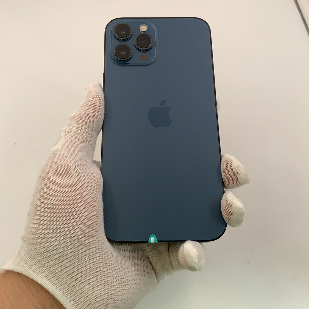 苹果【iphone 12 pro max】5g全网通 海蓝色 512g 国行 95新 - 专业