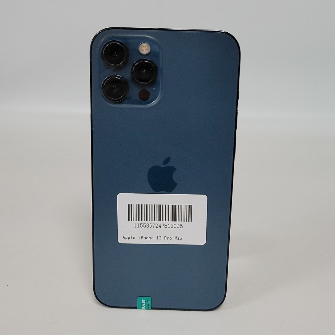 苹果【iPhone 12 Pro Max】5G全网通 海蓝色 128G 国行 95新 128G 真机实拍