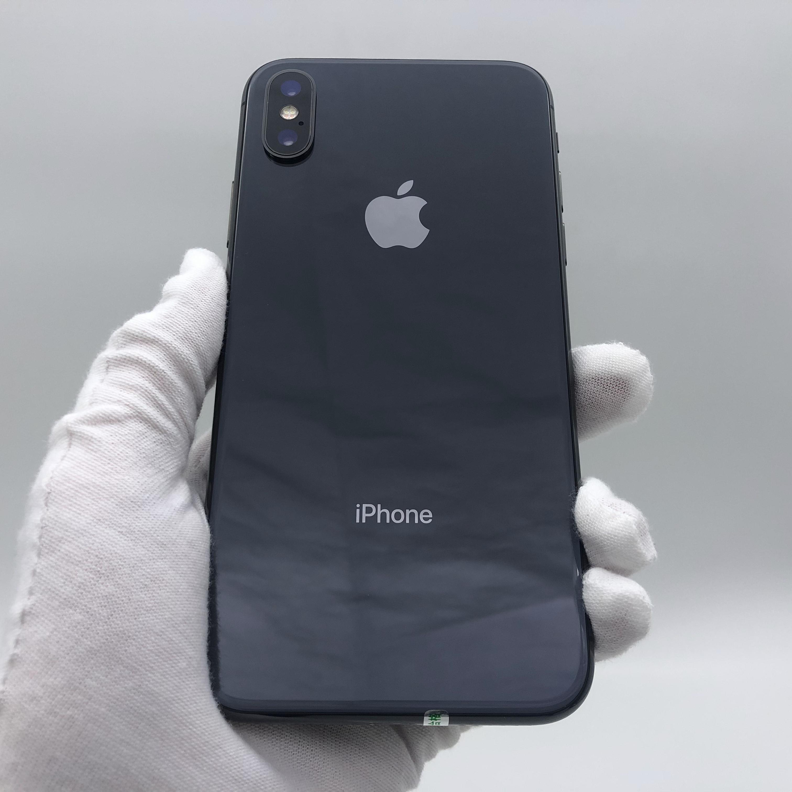 苹果【iphone x】全网通 深空灰 64g 国行 95新 真机实拍