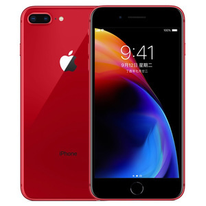 苹果【iPhone 8 Plus】4G全网通 红色 256G 国行 9成新 