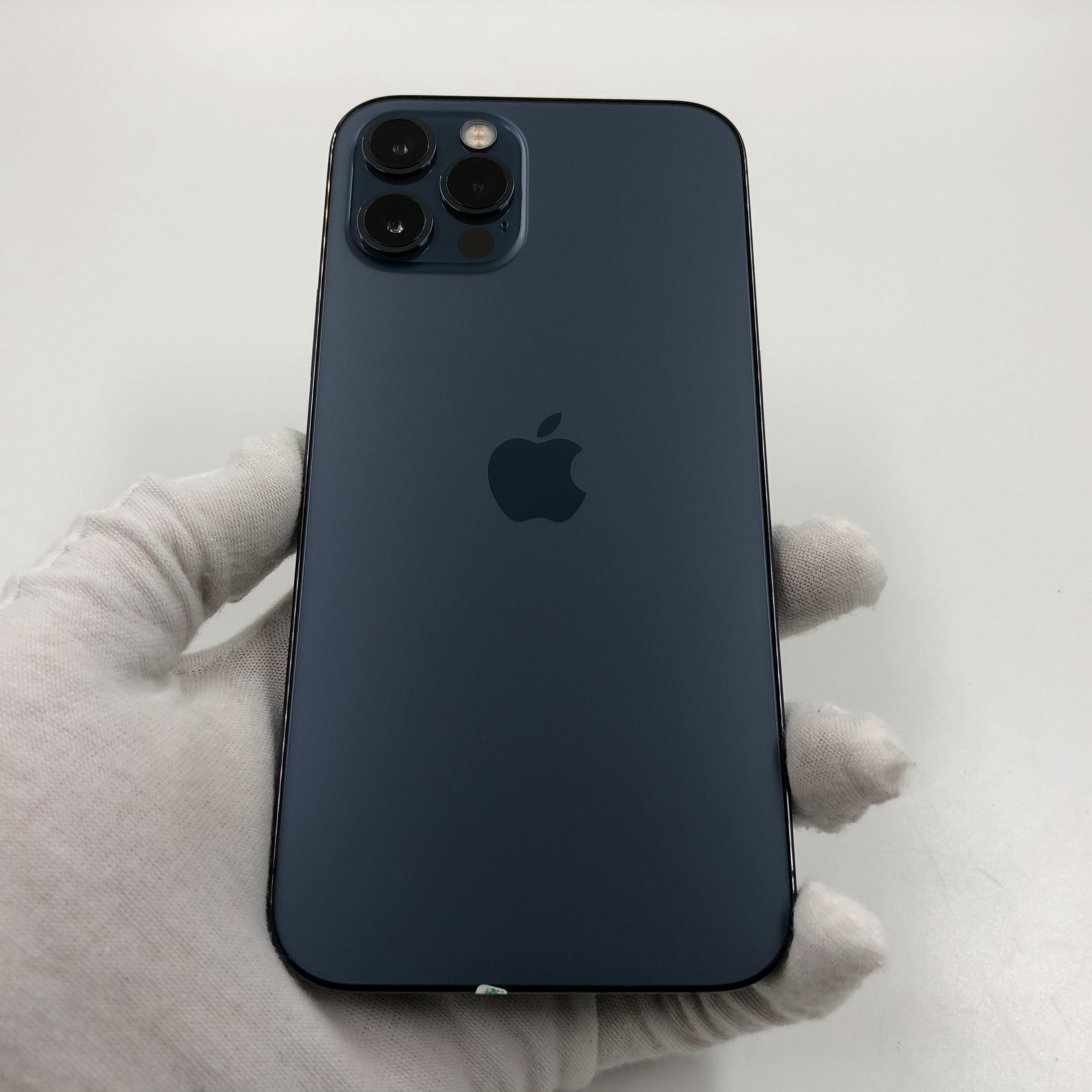 苹果【iphone 12 pro】5g全网通 海蓝色 256g 国行 95新 真机实拍 官