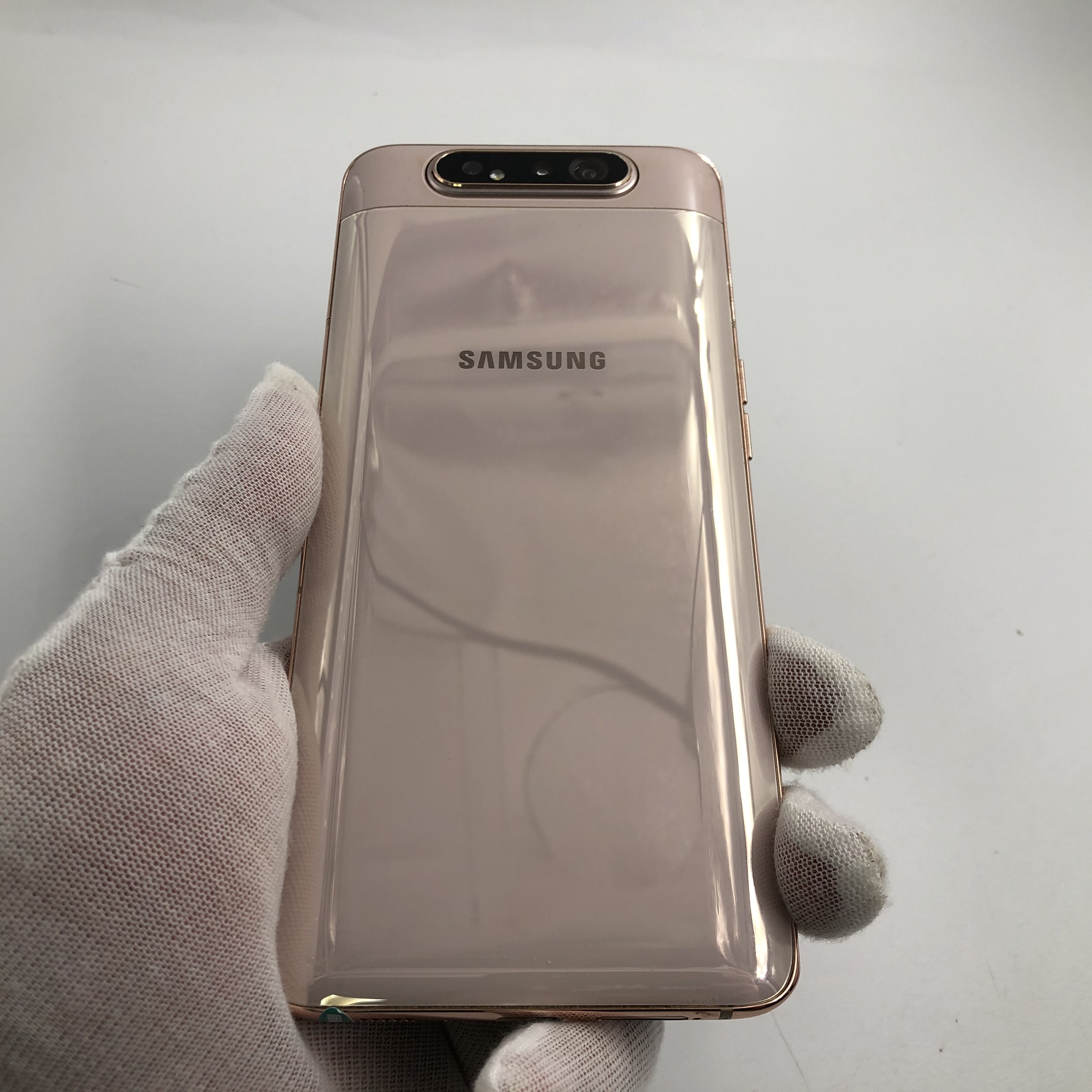 三星【galaxy a80】4g全网通 金色 8g/128g 国行 9成新