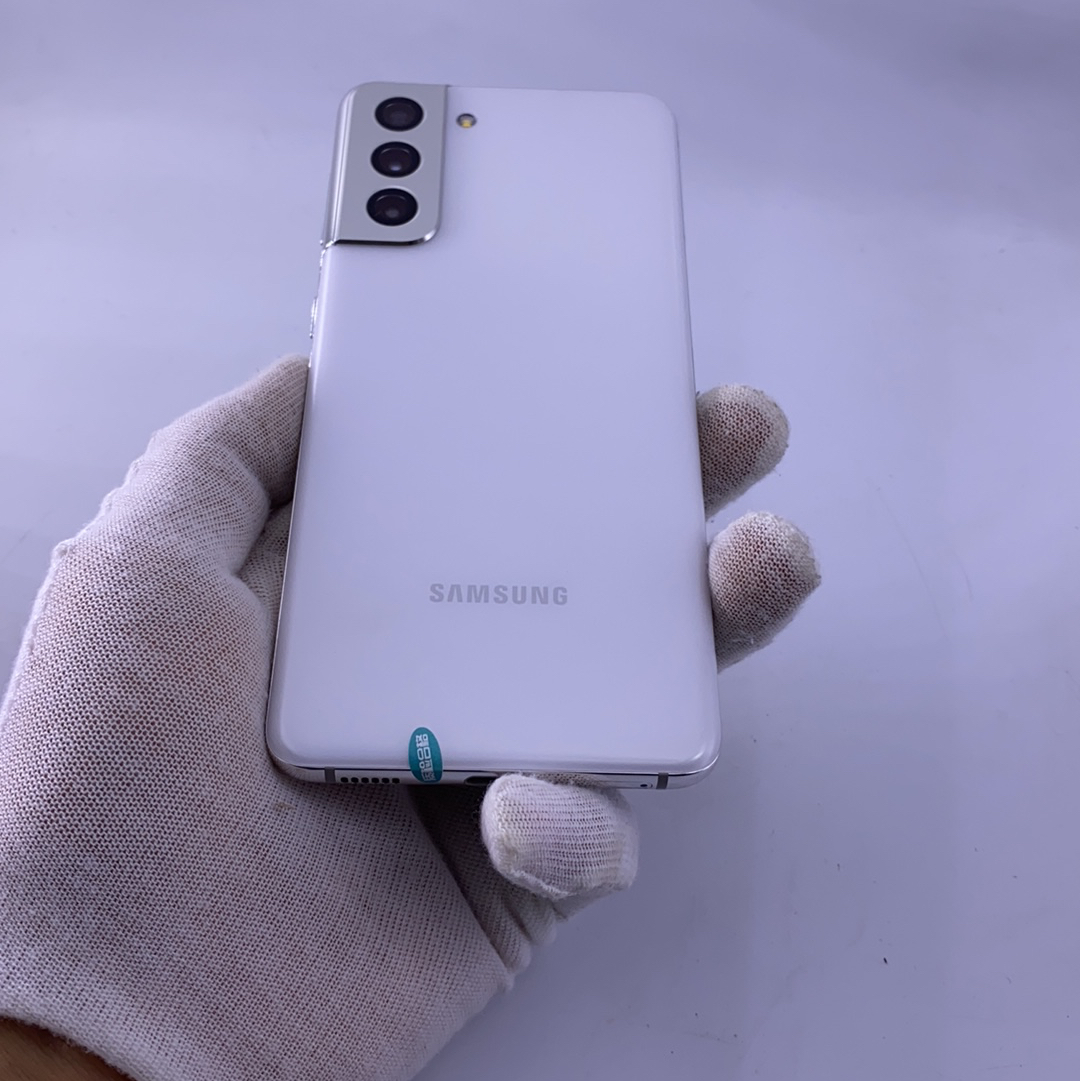 官方质检95成新 丝雾白 国行 5g全网通 8g/256g 三星 galaxy s21 5g