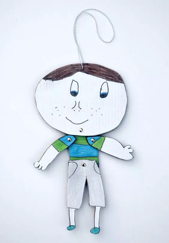 提线纸偶创意diy