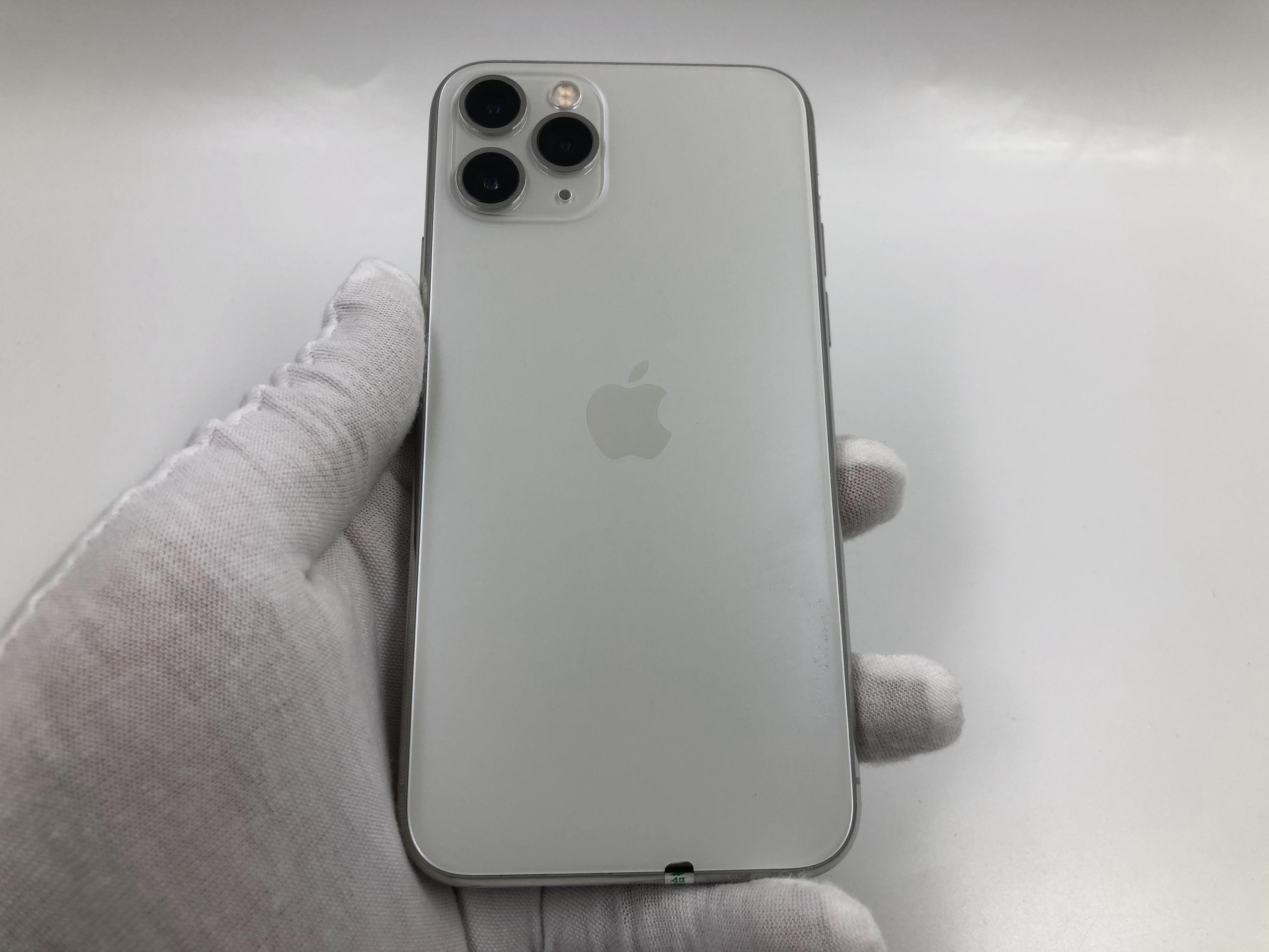 苹果【iphone 11 pro】4g全网通 银色 256g 国行 9成新 真机实拍