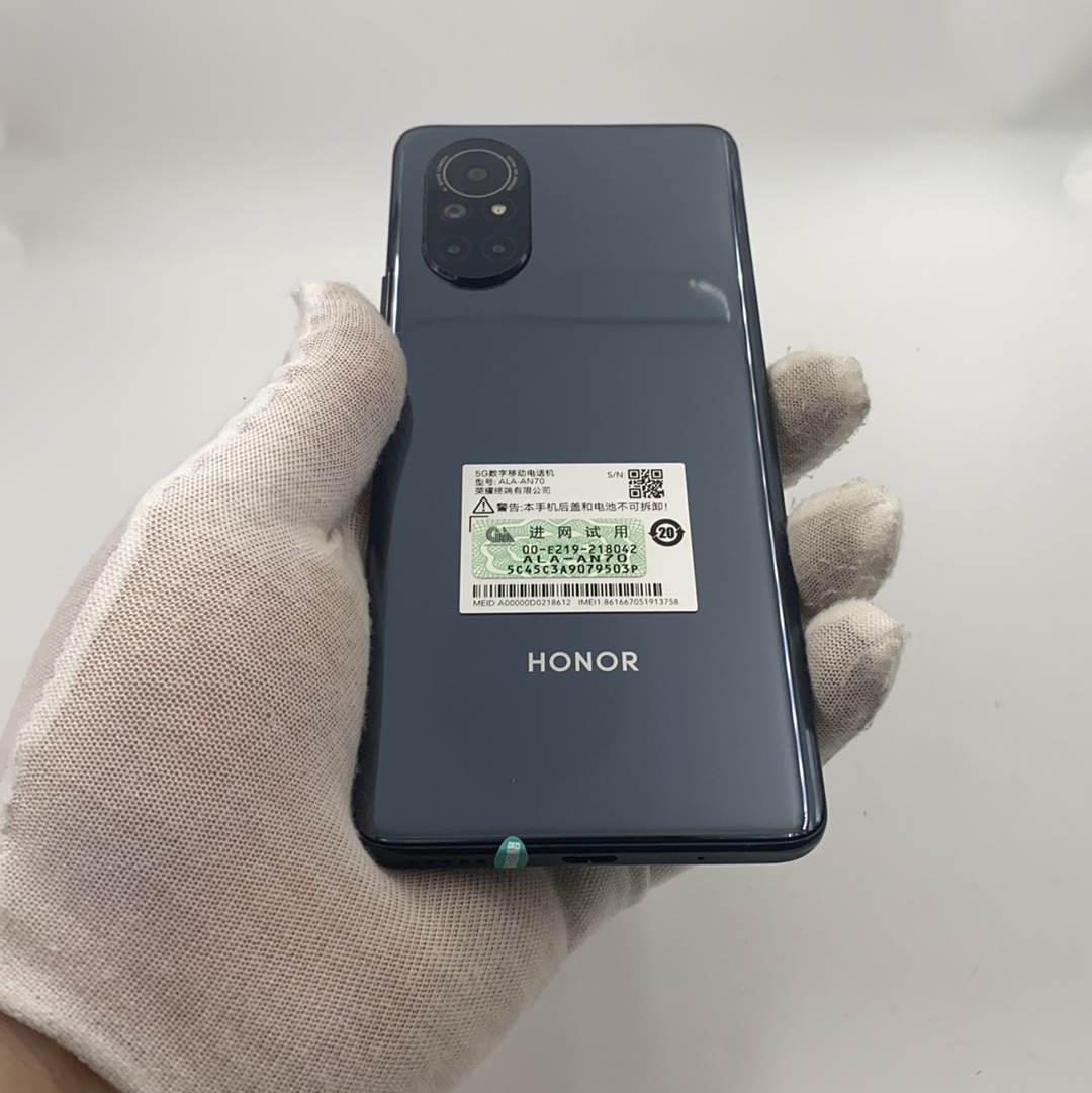 官方质检95成新 5g全网通 幻夜黑 8g/128g 国行 荣耀 荣耀 v40 轻奢版