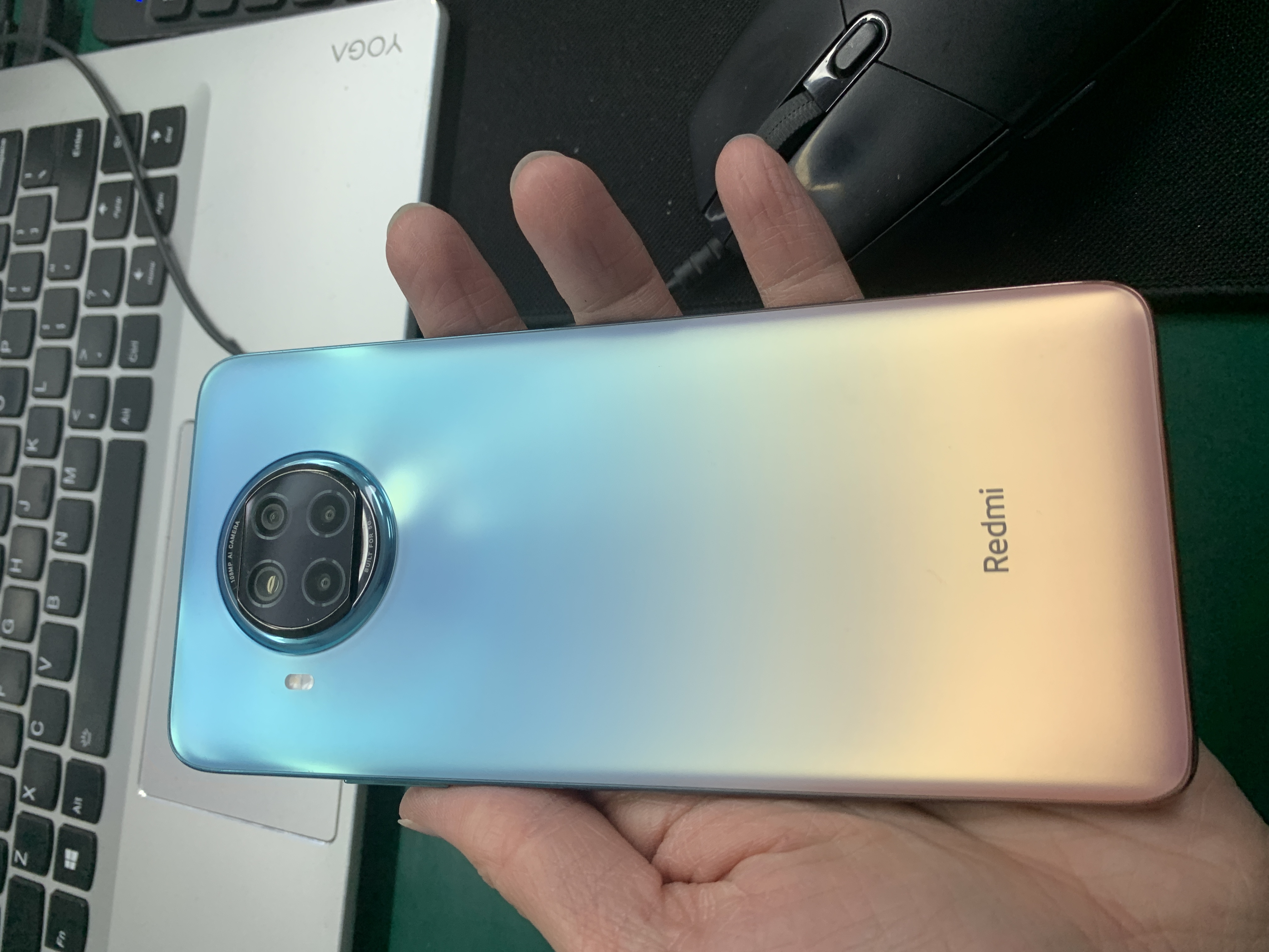 小米【redmi note 9 pro 5g】5g全网通 湖光秋色 8g/128g 国行 8成新