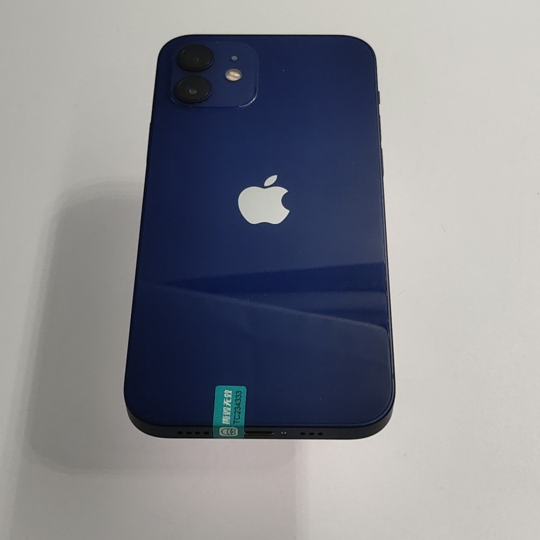 苹果【iPhone 12】5G全网通 蓝色 256G 国行 9成新 