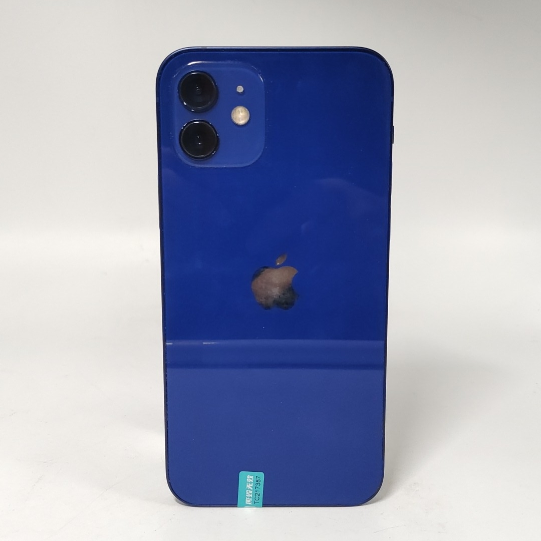 苹果【iphone 12】5g全网通 蓝色 128g 国行 8成新
