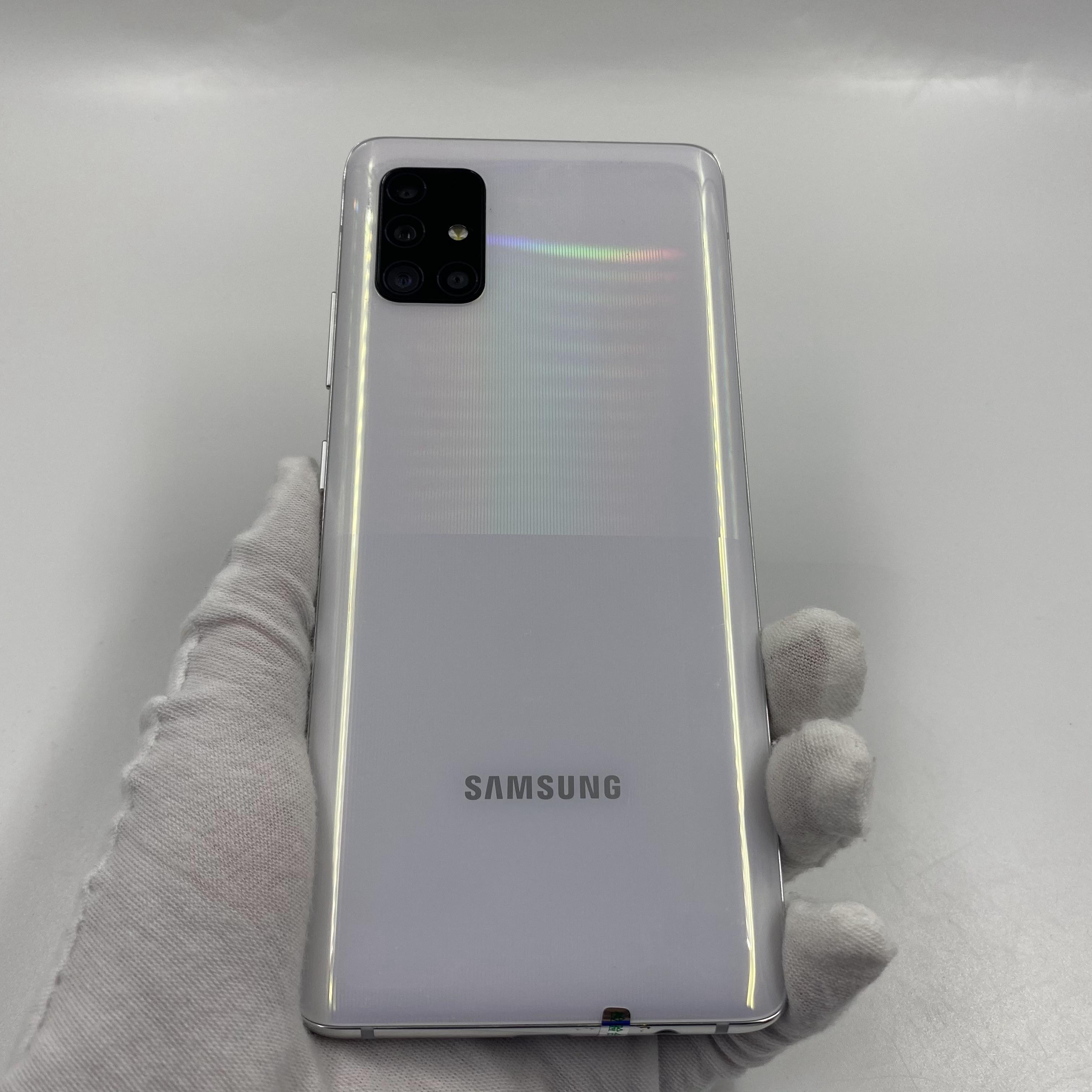 官方质检9成新 5g全网通 8g/128g 国行 清新白 三星 galaxy a51 5g
