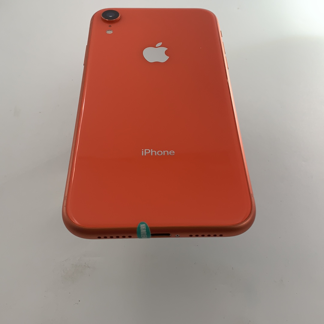 苹果【iPhone XR】4G全网通 珊瑚色 64G 国行 8成新 