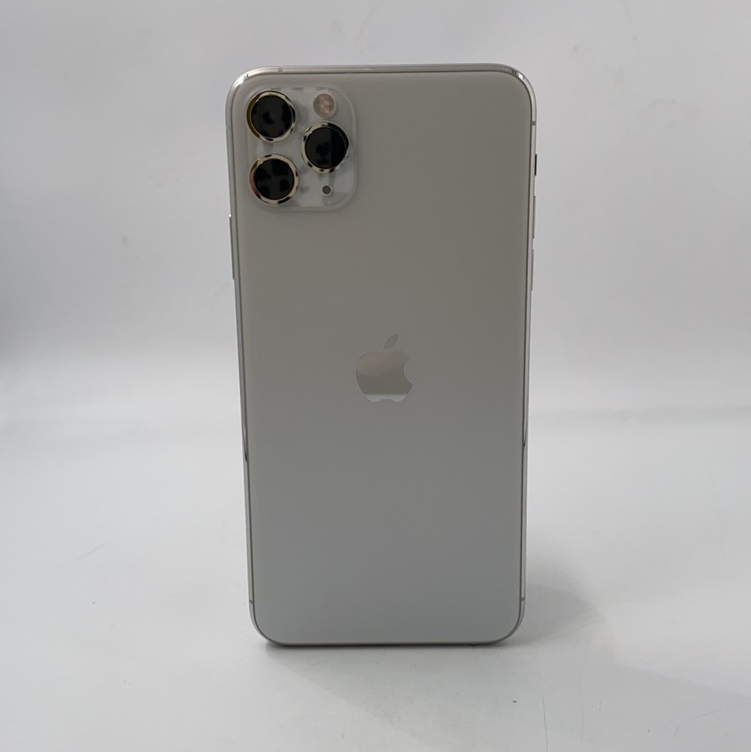 苹果【iphone 11 pro max】4g全网通 银色 256g 国行 95新