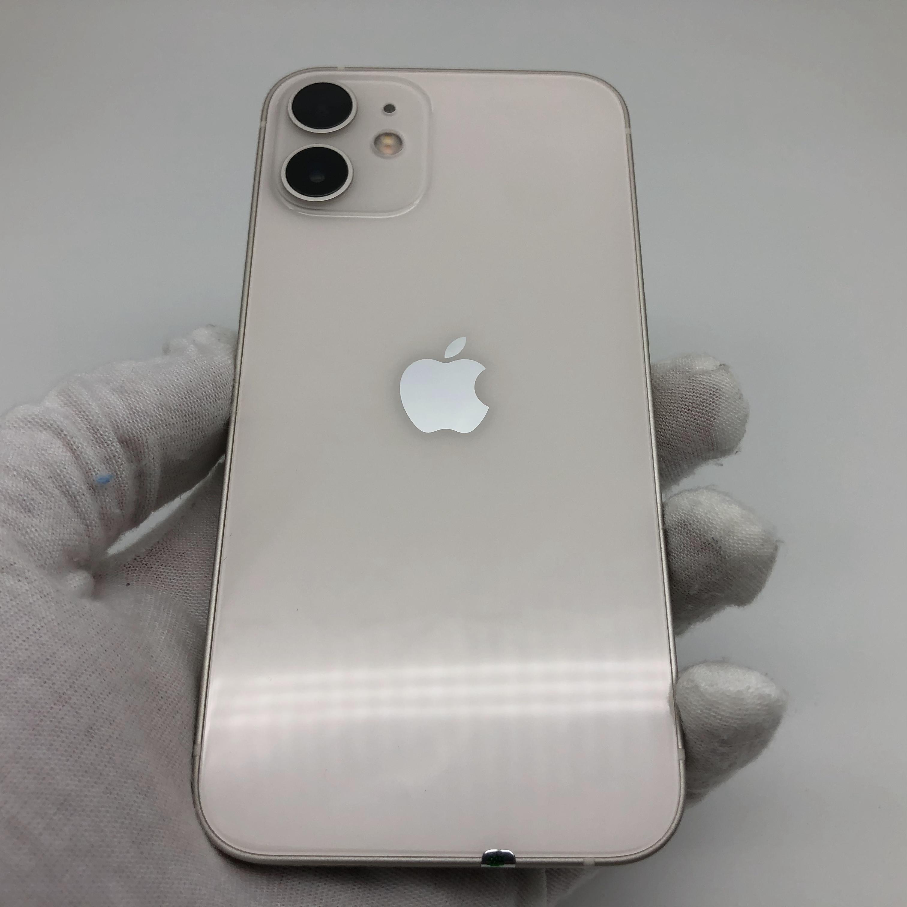 苹果【iphone 12 mini】5g全网通 白色 128g 国行 99新 真机实拍