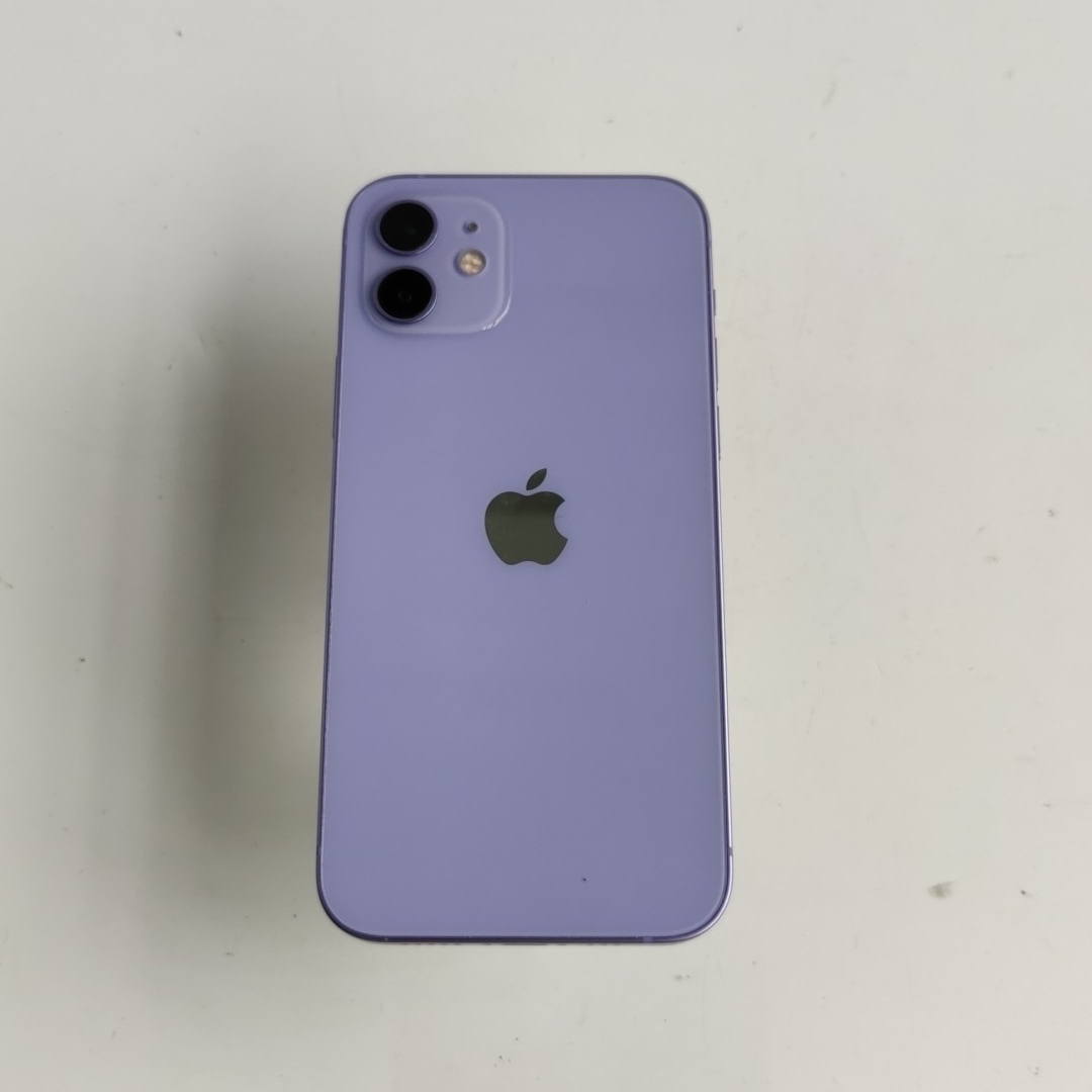 苹果【iPhone 12】5G全网通 紫色 256G 国行 9成新 