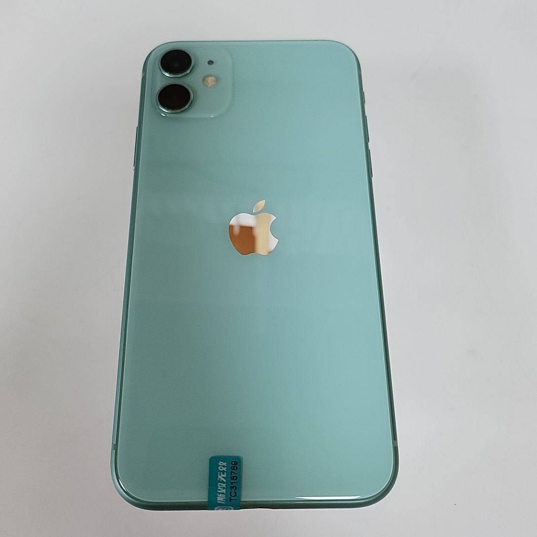 苹果【iPhone 11】4G全网通 绿色 128G 国行 9成新 