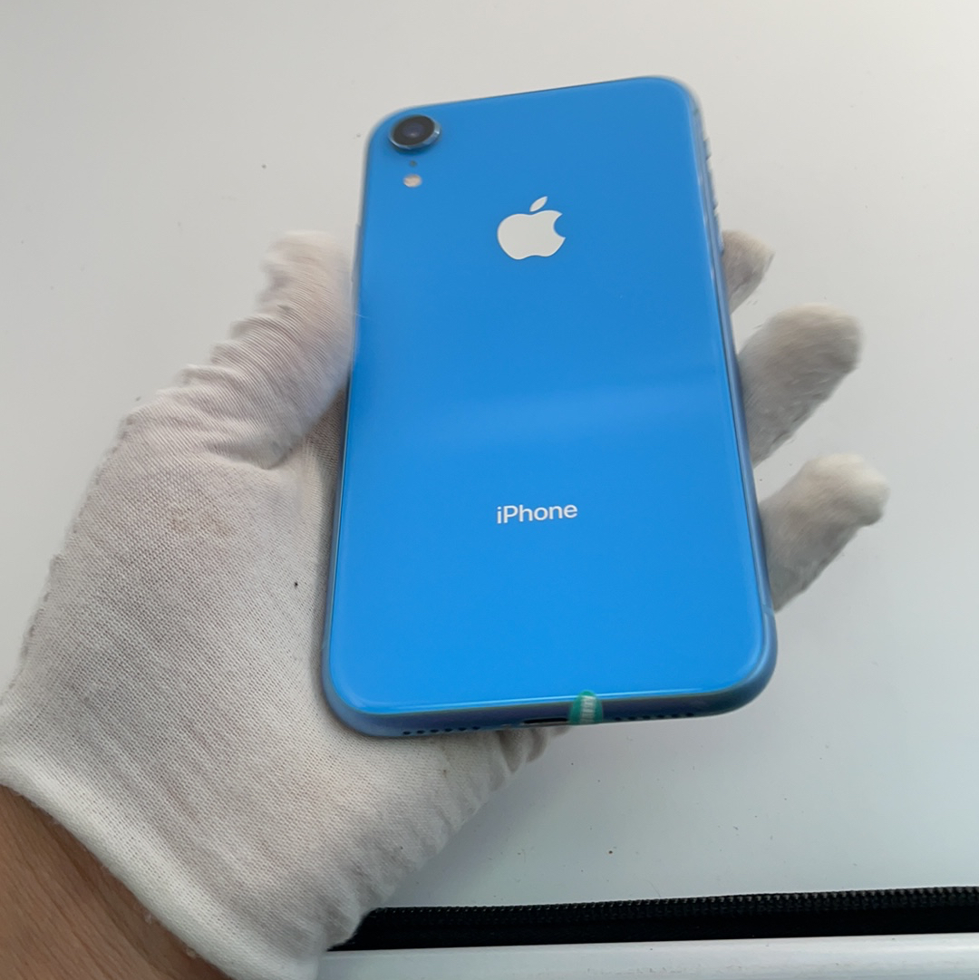 官方质检8成新及以下 蓝色 64g 国行 4g全网通 苹果 iphone xr