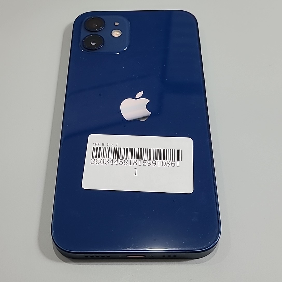 苹果【iPhone 12】5G全网通 蓝色 128G 国行 9成新 