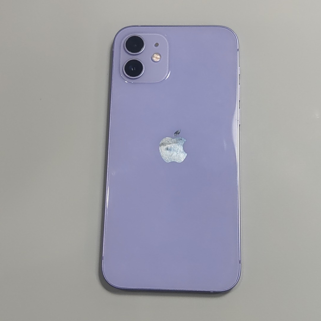 苹果【iPhone 12】5G全网通 紫色 128G 国行 95新 