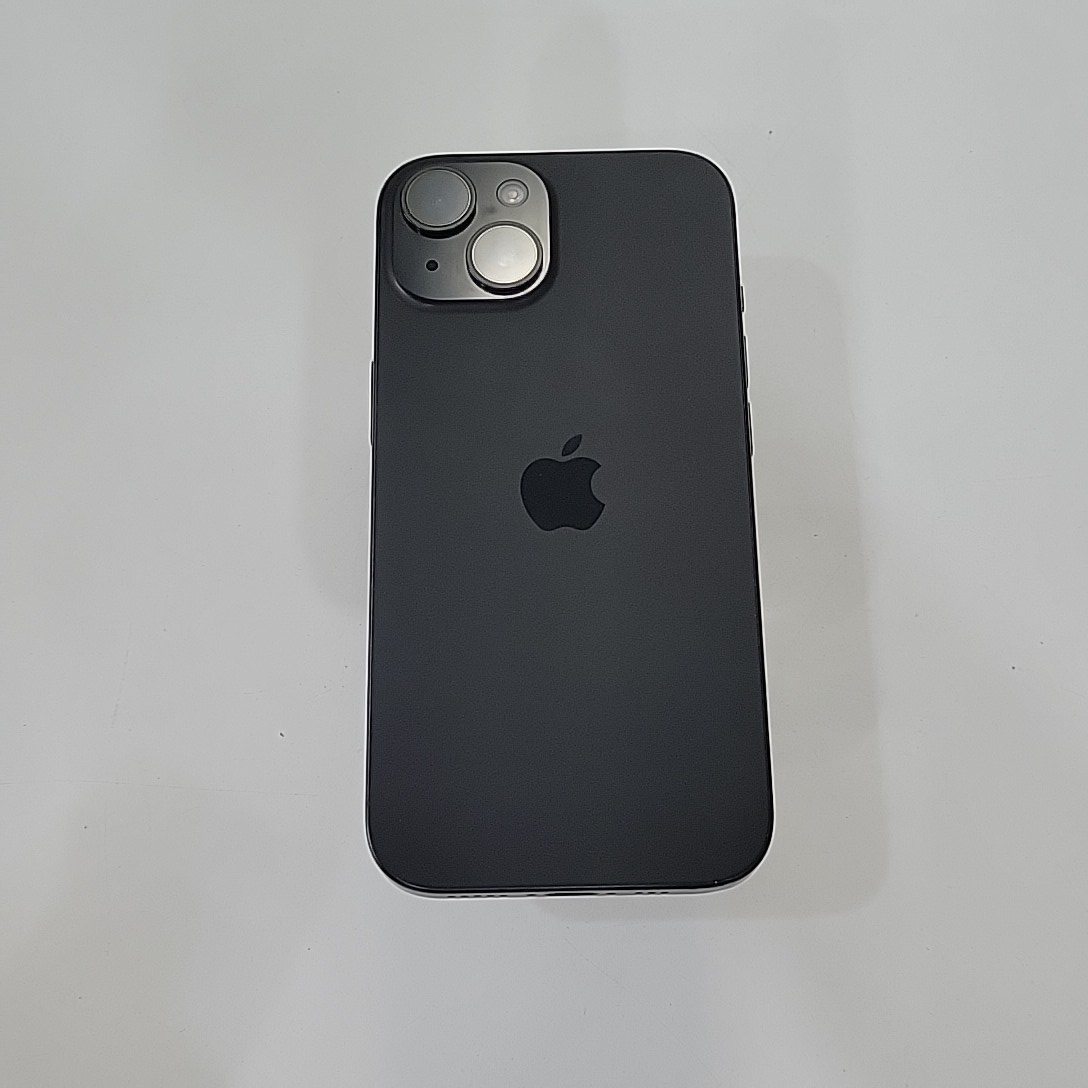 苹果【iPhone 15】5G全网通 黑色 128G 国行 8成新 