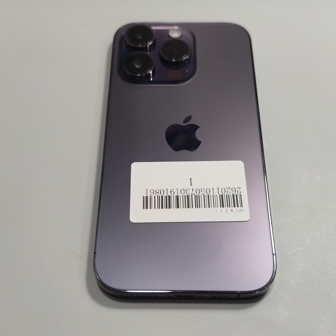 苹果【iPhone 14 Pro】5G全网通 暗紫色 128G 国行 99新 