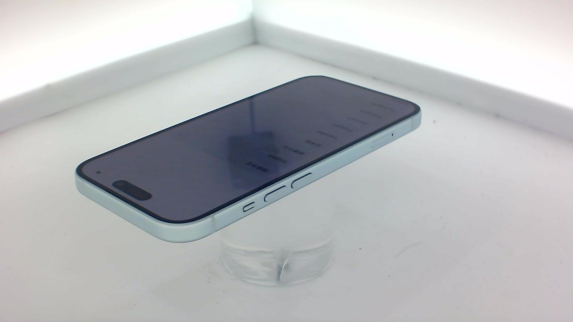 苹果【iPhone 15】5G全网通 蓝色 256G 国行 9成新 
