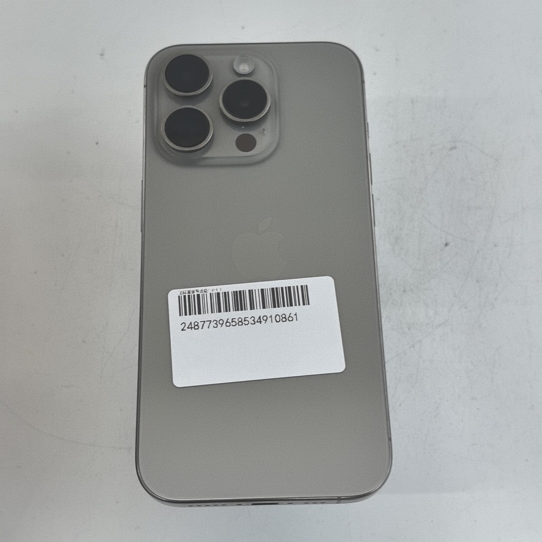 苹果【iPhone 15 Pro】5G全网通 原色钛金属 256G 国行 95新 