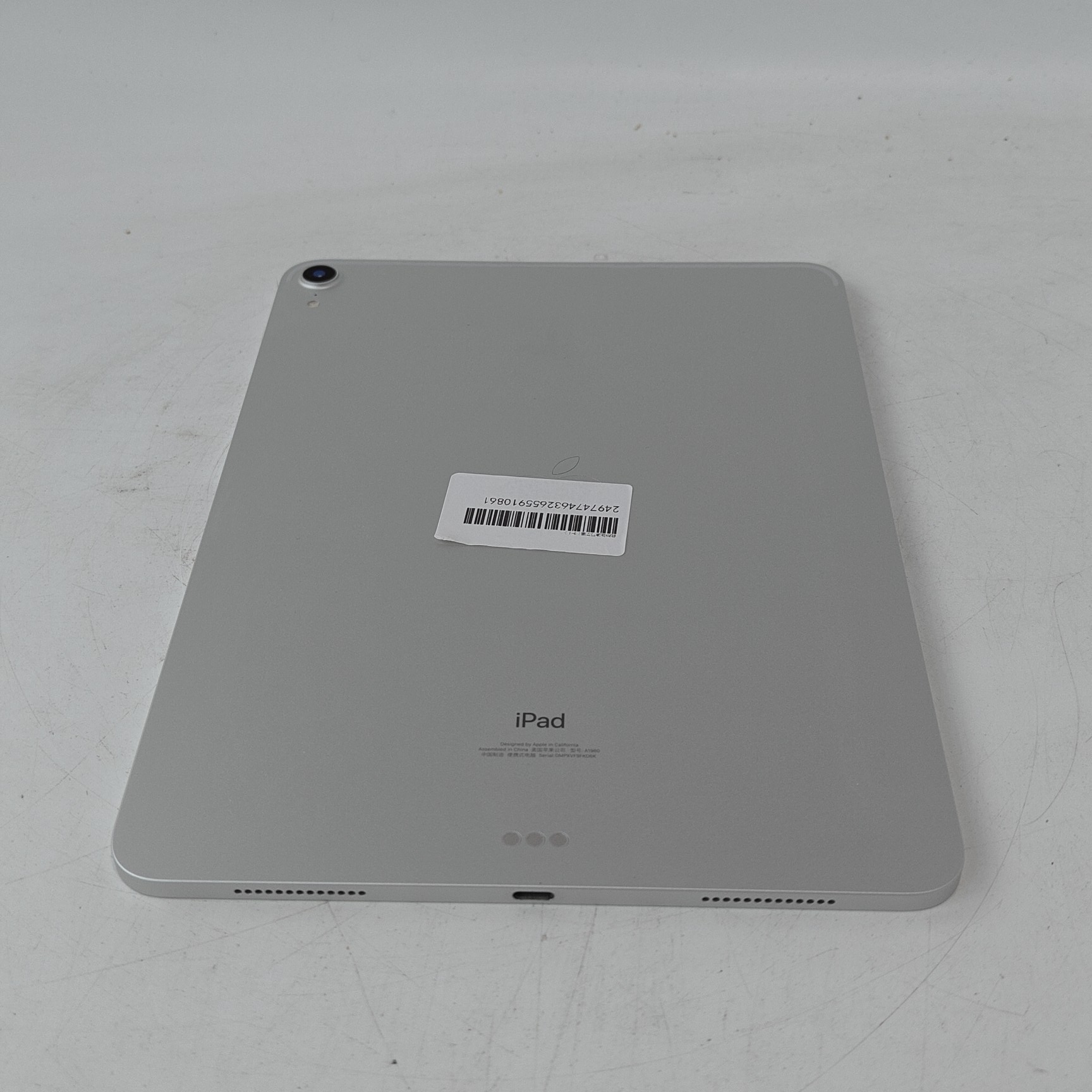 苹果【iPad Pro 11英寸 18款】WIFI版 银色 64G 国行 95新 
