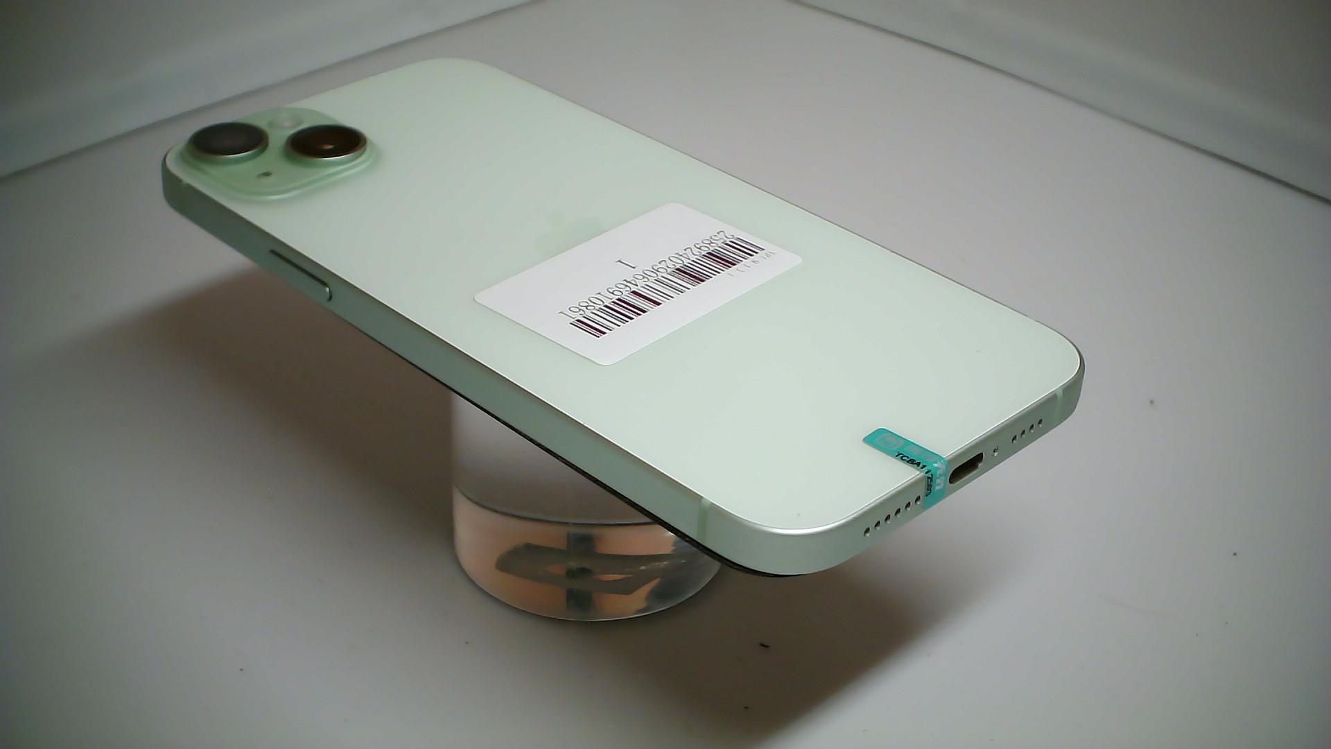 苹果【iPhone 15 Plus】5G全网通 绿色 128G 国行 95新 