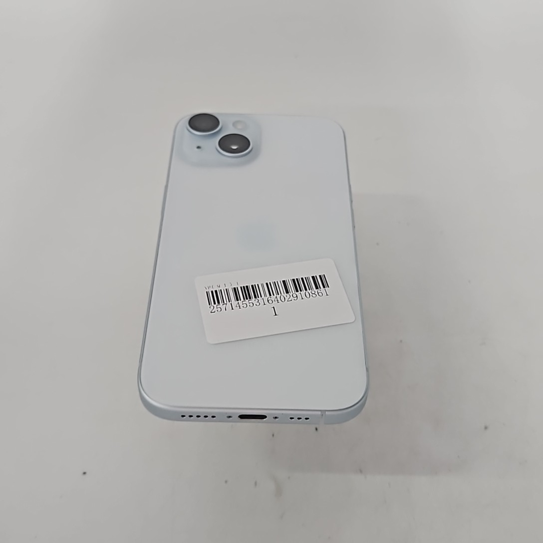苹果【iPhone 15】5G全网通 蓝色 256G 国行 9成新 