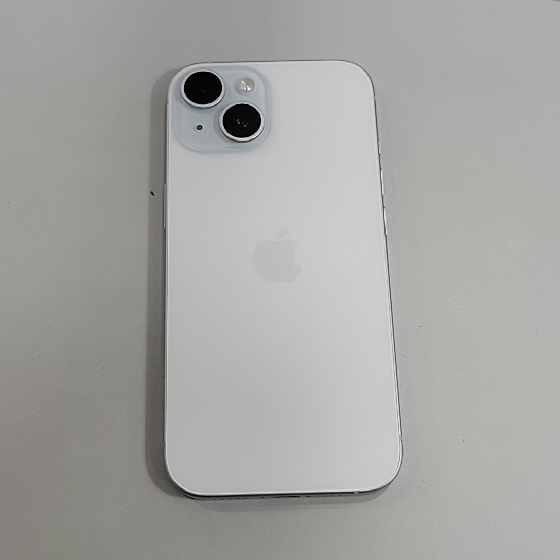 苹果【iPhone 15】5G全网通 蓝色 256G 国行 9成新 