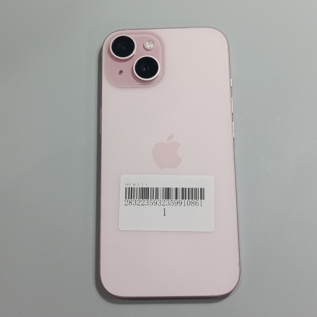 苹果【iPhone 15】5G全网通 粉色 128G 国行 9成新 